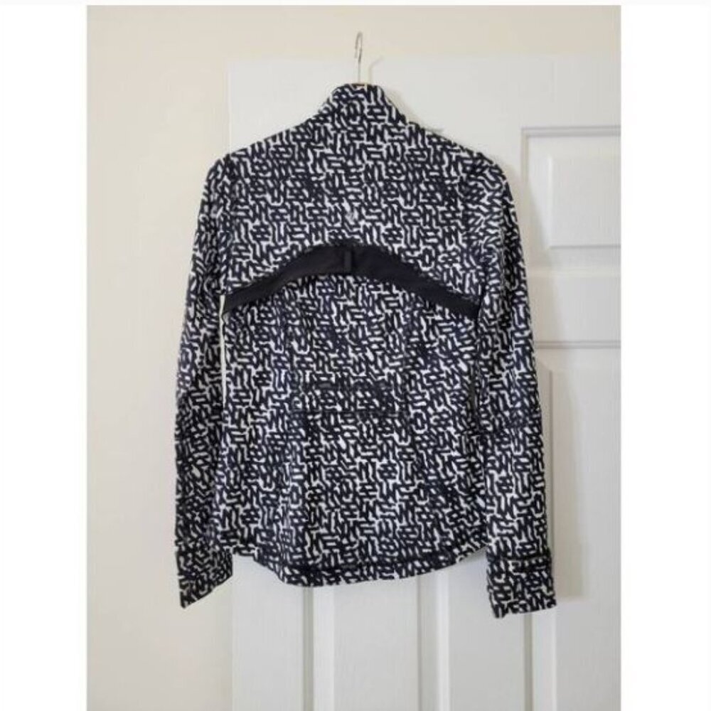 Lululemon Define Jacket Rare Print Net Pop Sz 8 - Picture 3 of 11
